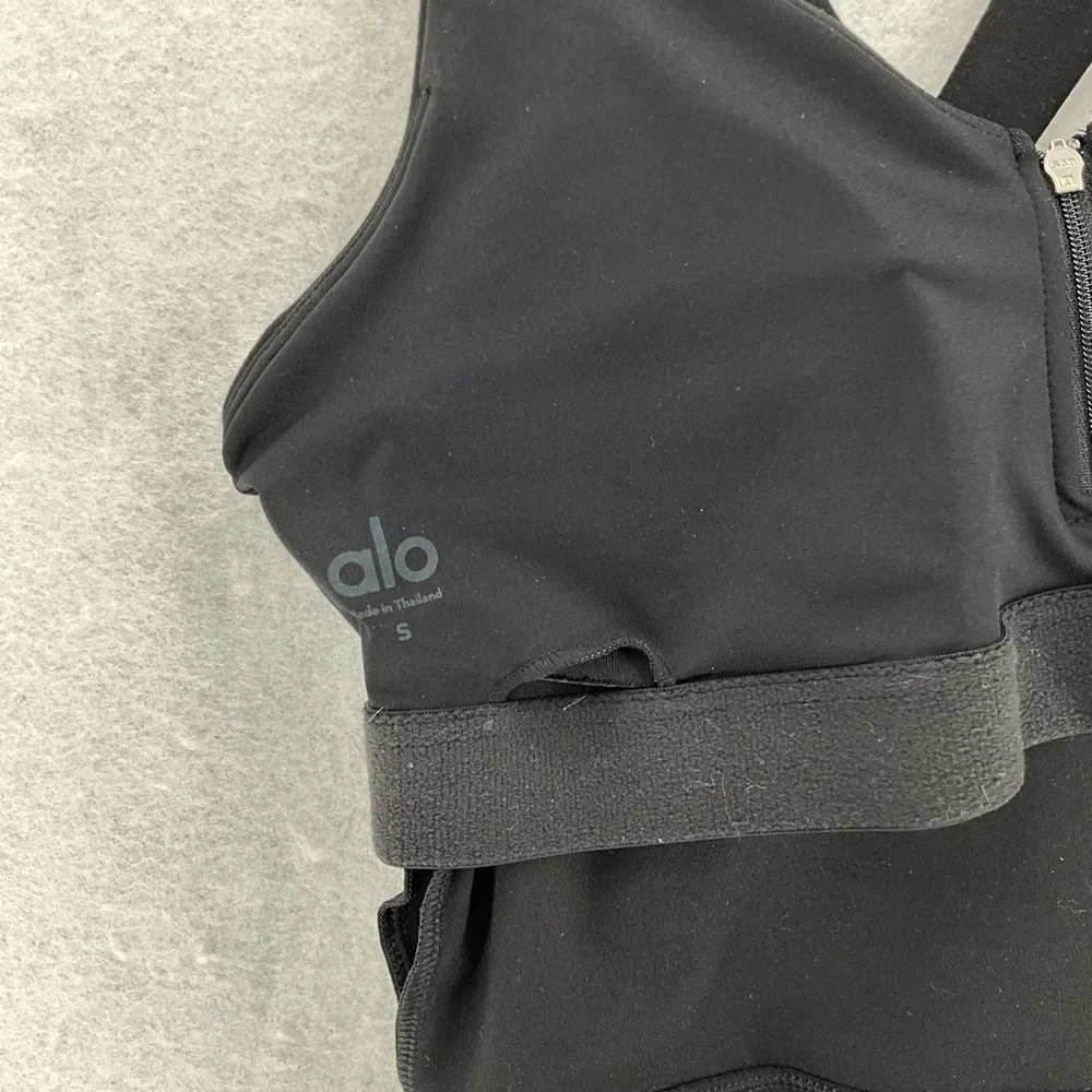 Alo Yoga Women's Alosoft Showcase Stretch Jersey Dress -‎ Black Small
